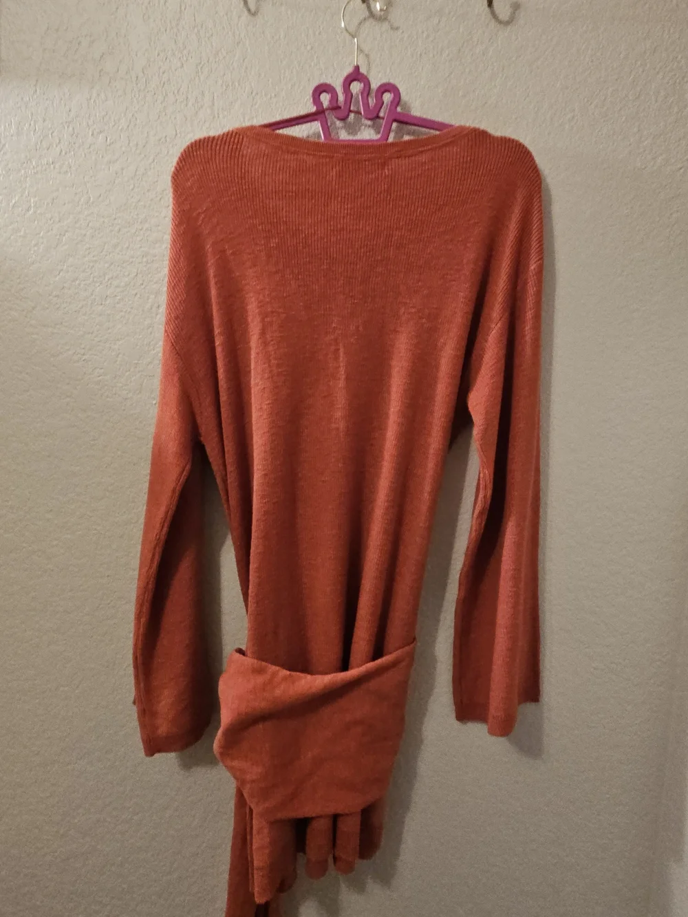 NWT Free People free-est Spencer Mini Dress Ginger Orange Knit Size XL